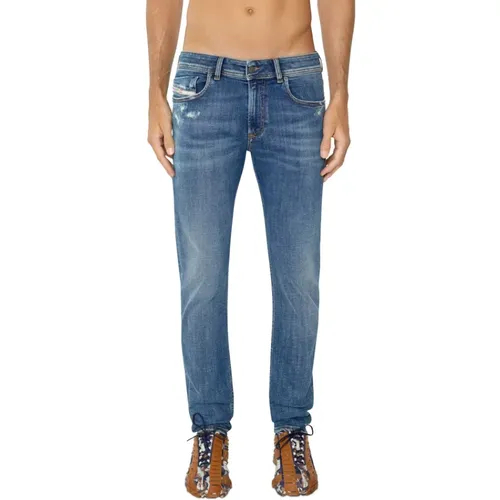 Skinny Fit Jeans mit niedriger Taille , Herren, Größe: W30 - Diesel - Modalova