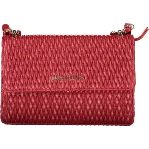 Rote Crossbody-Kettentasche mit Reißverschluss - Valentino by Mario Valentino - Modalova