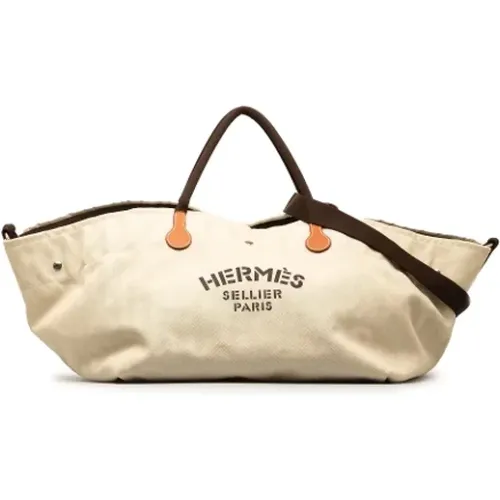 Pre-owned Tote Bags, female, , Size: ONE SIZE Pre-owned Canvas totes - Hermès Vintage - Modalova