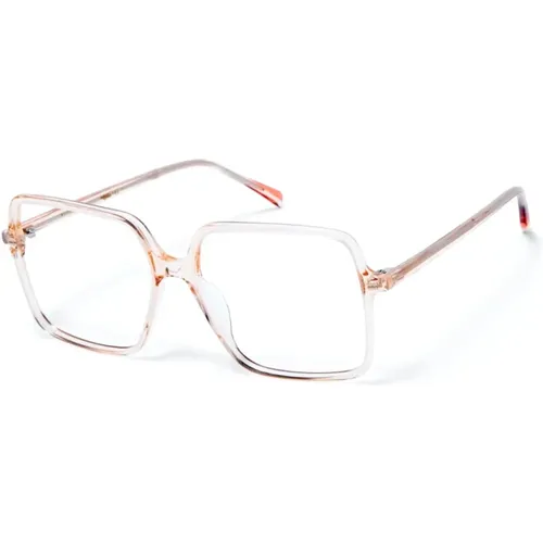 Rosa Optische Brille für den täglichen Gebrauch , Damen, Größe: 55 MM - Gigi Studios - Modalova