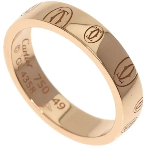 Pre-owned Jewellery, female, , Size: ONE SIZE Pre-owned Rose Gold rings - Cartier Vintage - Modalova