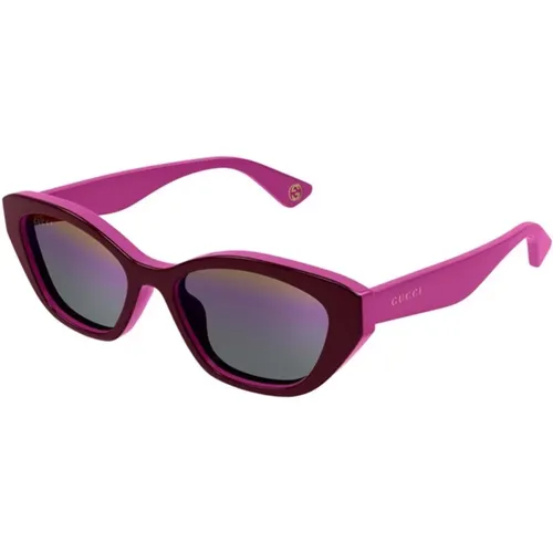 Burgundy Red Sunglasses Gg1638S Model , female, Sizes: 54 MM - Gucci - Modalova