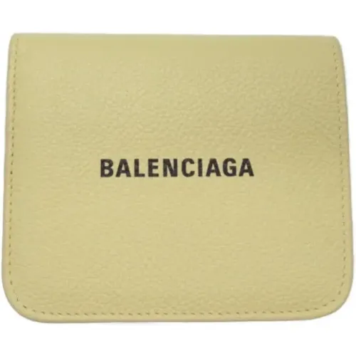 Pre-owned Leather wallets , female, Sizes: ONE SIZE - Balenciaga Vintage - Modalova