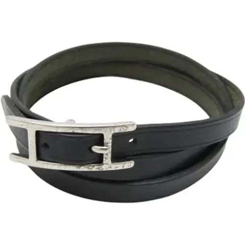 Pre-owned Jewellery, unisex, , Size: ONE SIZE Pre-owned Leather bracelets - Hermès Vintage - Modalova