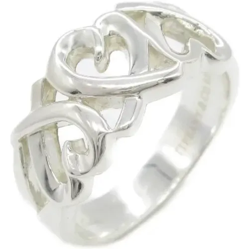 Pre-owned Jewellery, female, , Size: ONE SIZE Pre-owned Silver rings - Tiffany & Co. Pre-owned - Modalova