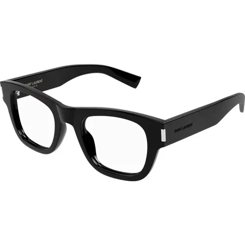 Designer Brille SL 698 Schwarz,Stilvolle Brille SL 698,Modische Brille SL 698 Schwarz - Saint Laurent - Modalova