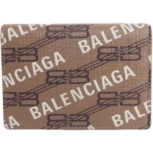 Pre-owned Wallets, female, , Size: ONE SIZE Pre-owned Leather wallets - Balenciaga Vintage - Modalova