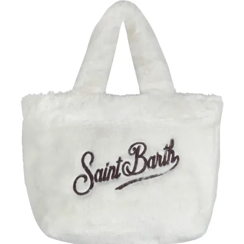Tote Bags, female, , Size: ONE SIZE Borsa Colette Soft Fur - MC2 Saint Barth - Modalova