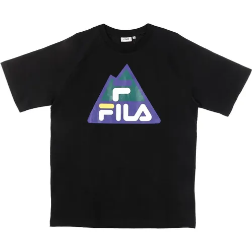 T-Shirts, male, , Size: L Raglan Tee Short Sleeve T-Shirt - Fila - Modalova