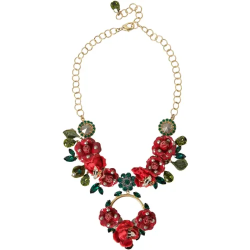 Kristallanhänger Gliederkette Halskette - Dolce & Gabbana - Modalova