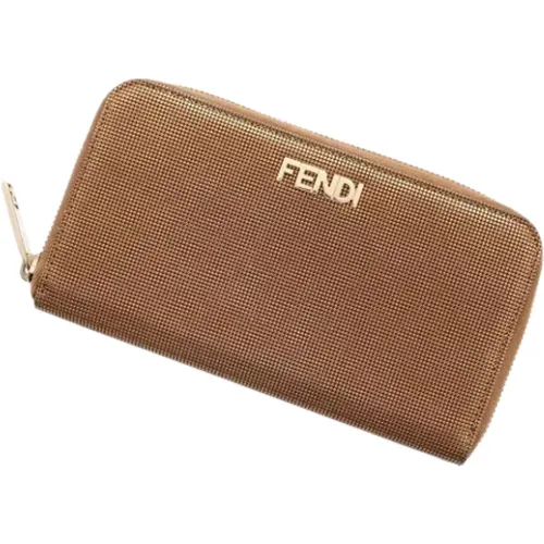 Pre-owned Wallets, female, , Size: ONE SIZE Pre-owned Leather wallets - Fendi Vintage - Modalova