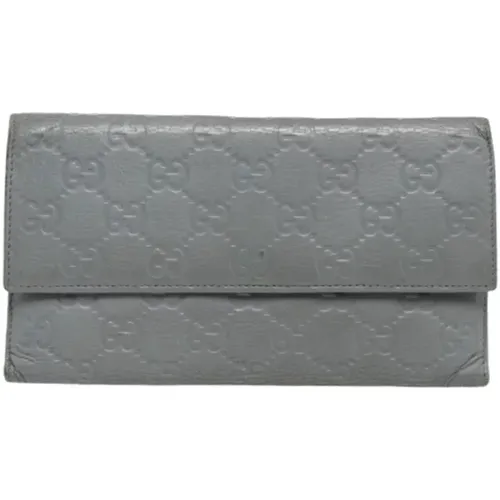 Pre-owned Wallets, female, , Size: ONE SIZE Pre-owned Leather wallets - Gucci Vintage - Modalova