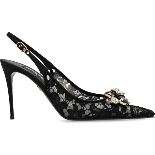 Pumps, female, , Size: 10 US Heeled shoes Lollo - Dolce & Gabbana - Modalova