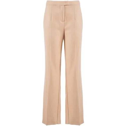 Straight Leg Wool Trousers - Essential , female, Sizes: M, S - Nenette - Modalova