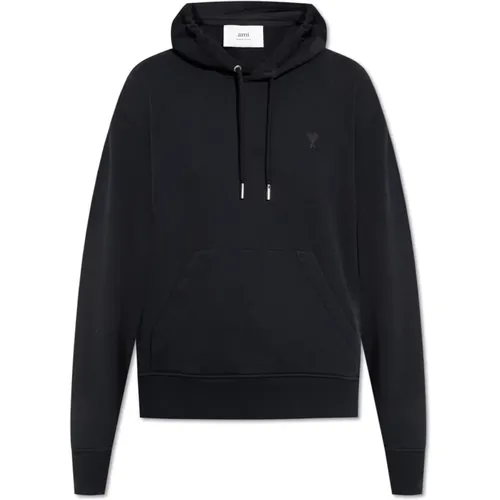 Hoodie mit Logo , Damen, Größe: S - Ami Paris - Modalova