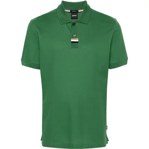 Parlay424' cotton polo shirt , male, Sizes: M - Hugo Boss - Modalova