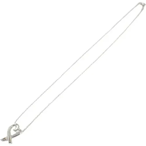 Pre-owned Jewellery, female, , Size: ONE SIZE Pre-owned Silver necklaces - Tiffany & Co. Pre-owned - Modalova