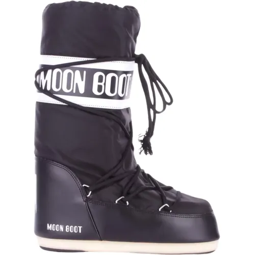 Winter Boots Stylish Nylon , female, Sizes: 6 UK, 2 UK - moon boot - Modalova