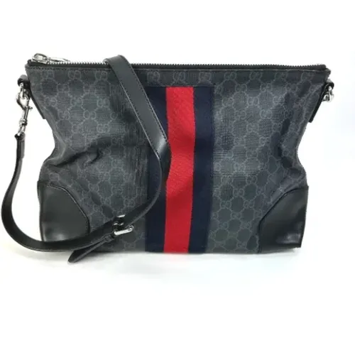 Pre-owned Cross Body Bags, male, , Size: ONE SIZE Pre-owned Canvas gucci-bags - Gucci Vintage - Modalova