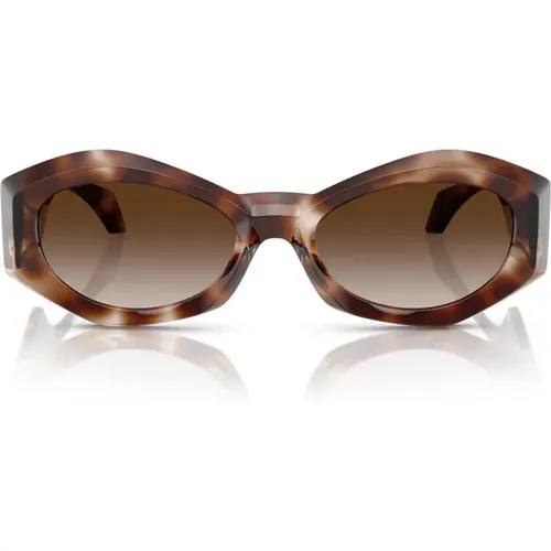 Irregular Trendy Sunglasses with Medusa Plaque , unisex, Sizes: 54 MM - Versace - Modalova