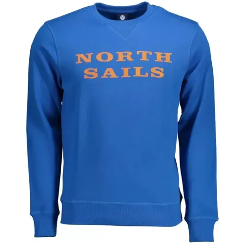 Cotton Logo Sweatshirt , male, Sizes: XL, 2XL, L - North Sails - Modalova