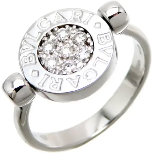 Pre-owned Jewellery, female, , Size: ONE SIZE Pre-owned White Gold rings - Bvlgari Vintage - Modalova