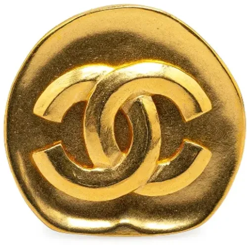 Pre-owned Jewellery, female, , Size: ONE SIZE Pre-owned Metal brooches - Chanel Vintage - Modalova