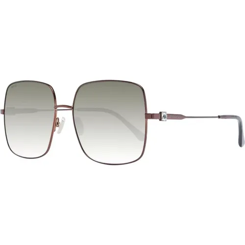 Braune Gradienten Quadratische Sonnenbrille Frauen - Jimmy Choo - Modalova