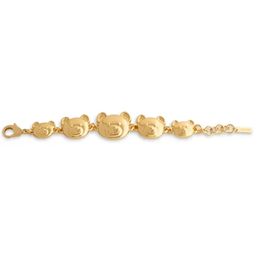 Bracelets, female, , Size: M Teddy Bear Bracelet - Plain Pattern - Moschino - Modalova