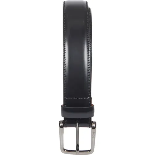 Metallic Belt, Leather, 3.5cm Width , male, Sizes: 105 CM, 110 CM - TOD'S - Modalova