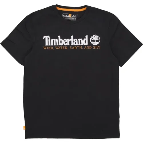 T-Shirts, male, , Size: S Front Tee Mens T-Shirt - Timberland - Modalova