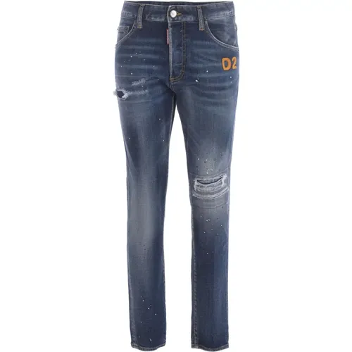 Stylische Gerades Jeans für Frauen , Damen, Größe: S - Dsquared2 - Modalova