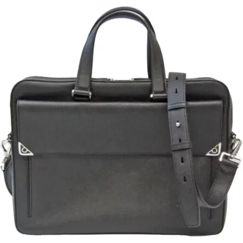 Pre-owned Leather briefcases , female, Sizes: ONE SIZE - Salvatore Ferragamo Pre-owned - Modalova