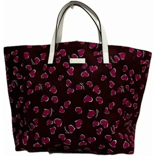 Pre-owned Tote Bags, female, , Size: ONE SIZE Pre-owned Canvas gucci-bags - Gucci Vintage - Modalova