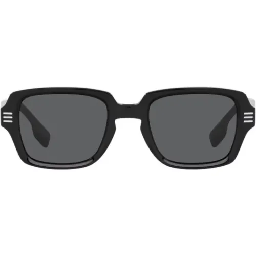 Minimalische Rechteckige Sonnenbrille , Damen, Größe: 51 MM - Burberry - Modalova