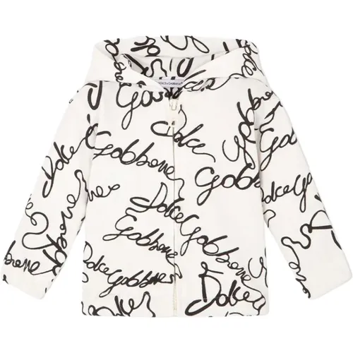 Logo Kapuzenpullover für Jungen - Dolce & Gabbana - Modalova