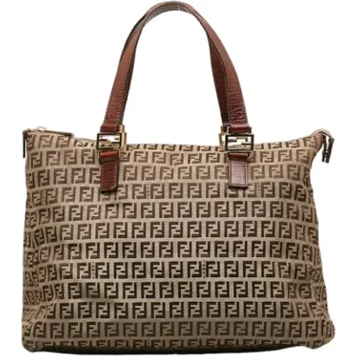 Pre-owned Tote Bags, female, , Size: ONE SIZE Pre-owned Canvas totes - Fendi Vintage - Modalova