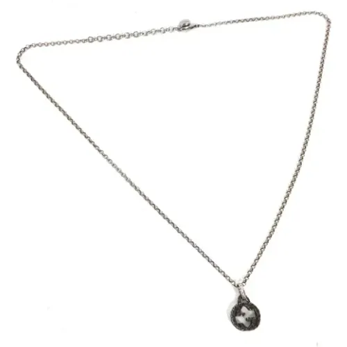 Pre-owned Jewellery, female, , Size: ONE SIZE Pre-owned Silver necklaces - Gucci Vintage - Modalova