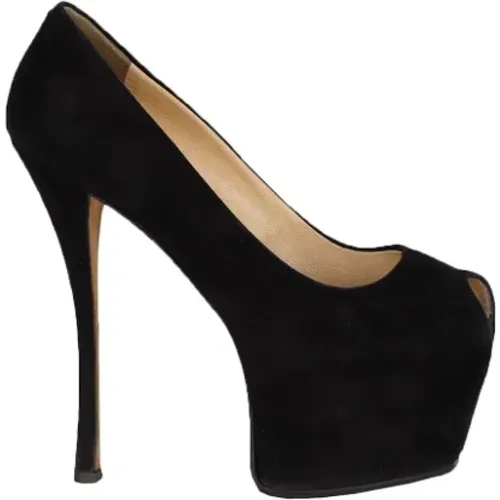 Pre-owned Suede heels , female, Sizes: 3 UK - Giuseppe Zanotti Pre-owned - Modalova