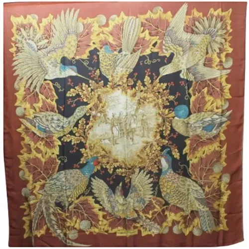 Pre-owned Scarves, female, , Size: ONE SIZE Pre-owned Silk scarves - Salvatore Ferragamo Pre-owned - Modalova