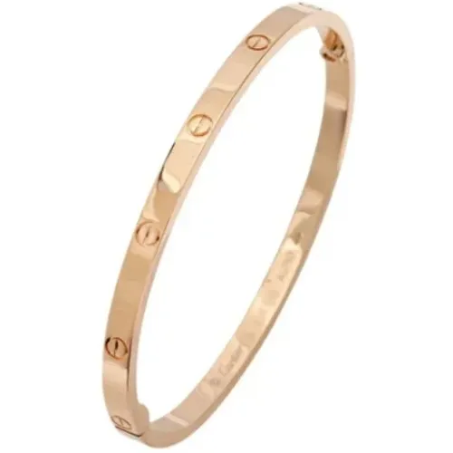 Pre-owned Jewellery, female, , Size: ONE SIZE Pre-owned Rose Gold bracelets - Cartier Vintage - Modalova