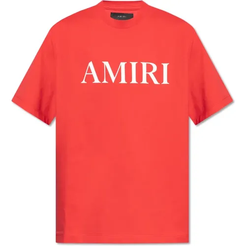 T-shirt with logo , male, Sizes: S, L, M - Amiri - Modalova