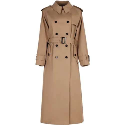 Classic Cotton Trench Coat , female, Sizes: L, S, M, XS - Herno - Modalova