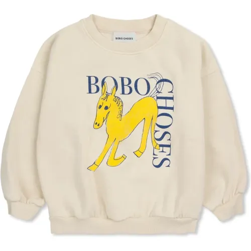 Sweatshirt mit Pferdemotiv - Bobo Choses - Modalova