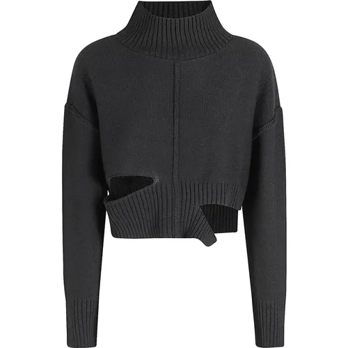 Stylischer Pullover Sweater , Damen, Größe: XS - MM6 Maison Margiela - Modalova
