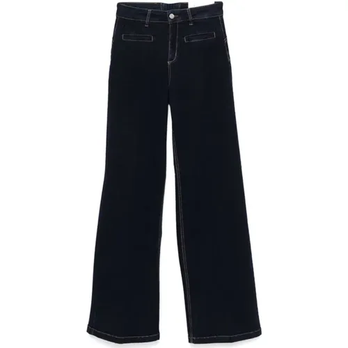 Blaue Denim Stretch Jeans , Damen, Größe: W28 - Liu Jo - Modalova