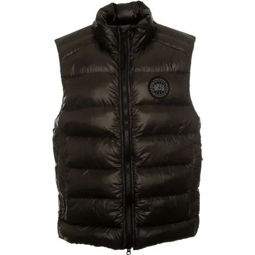 Vests, male, , Size: L Light Down Vest with Wind Protection - Canada Goose - Modalova