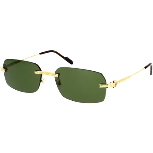 Sunglasses, unisex, , Size: 58 MM Core Range Sunglasses Ct0271S 002 - Cartier - Modalova