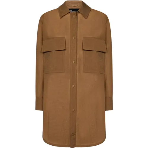 Womens Clothing Jackets Coats Ss24 , female, Sizes: S, XS - Herno - Modalova