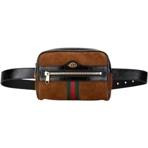 Pre-owned Belt Bags, female, , Size: ONE SIZE Pre-owned Suede gucci-bags - Gucci Vintage - Modalova